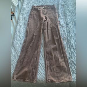 Shein Brown Wide leg pants